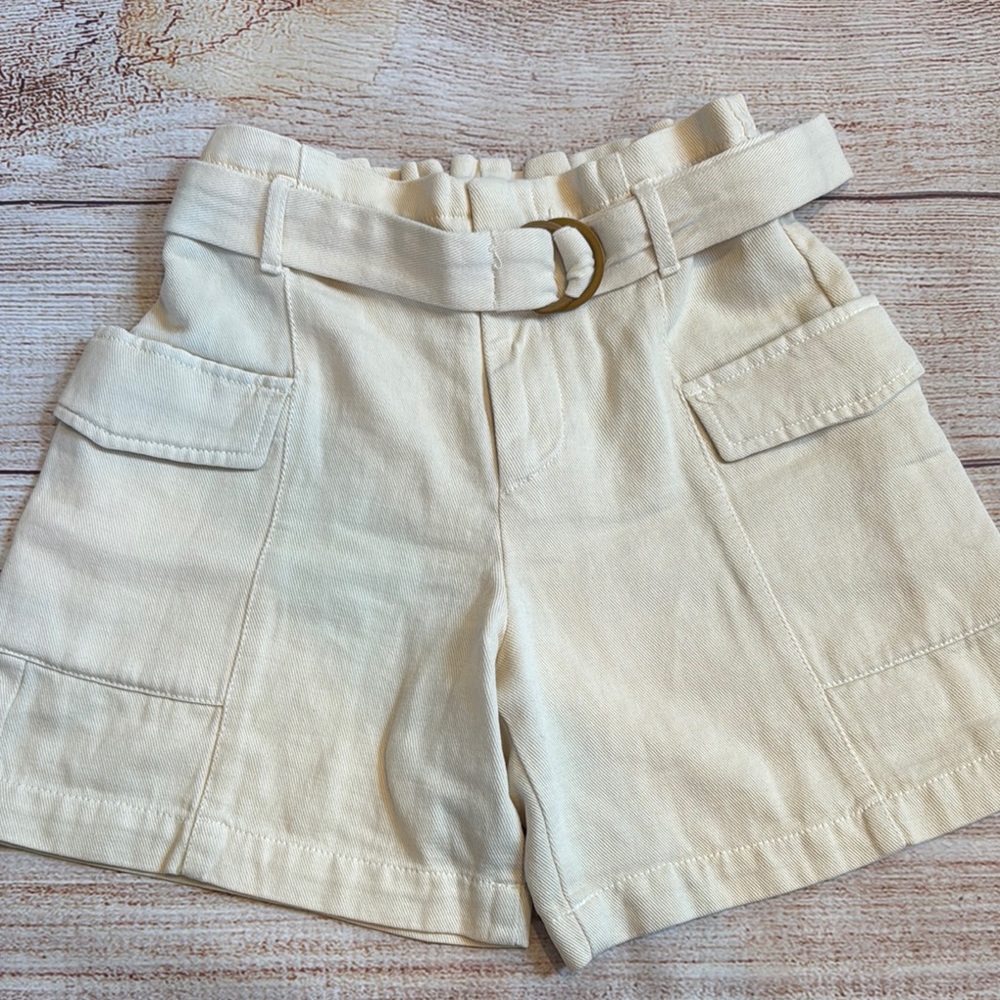 Zara Kids Cream Shorts